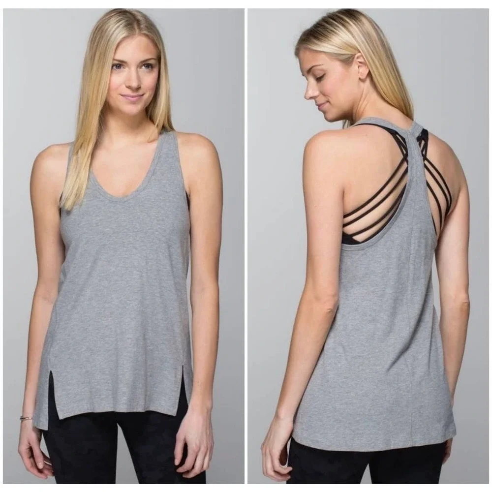 Lululemon Mountain‎ Tank Top Heathered gray size small